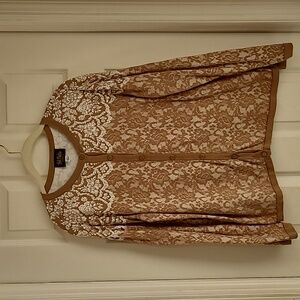 Bob Mackie Lace Print Cardigan (L)